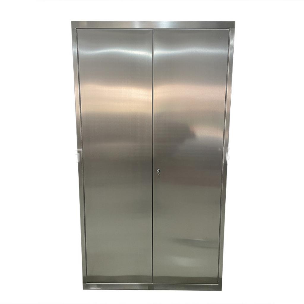 Technical drawing of stainless steel cabinet