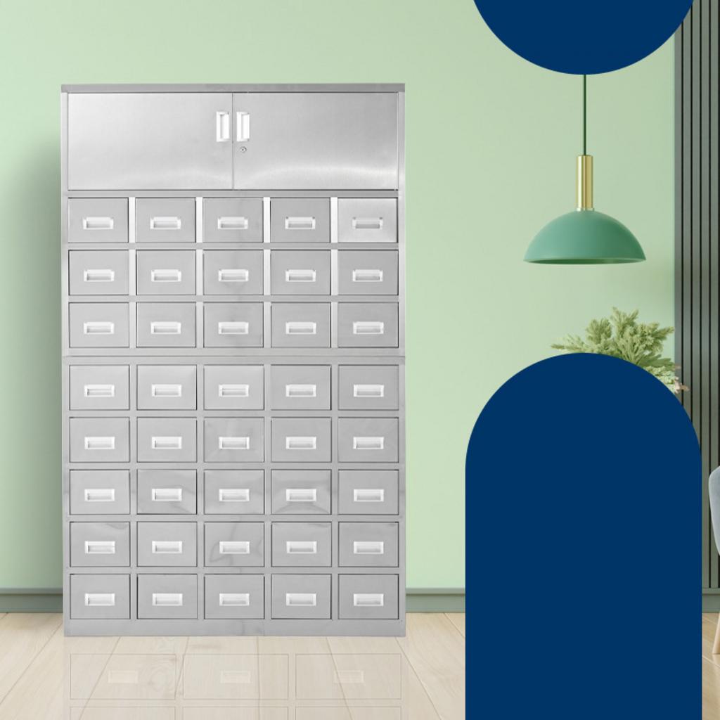Thông số kỹ thuật Tủ thuốc đông y inox 40 ngăn 2 cửa