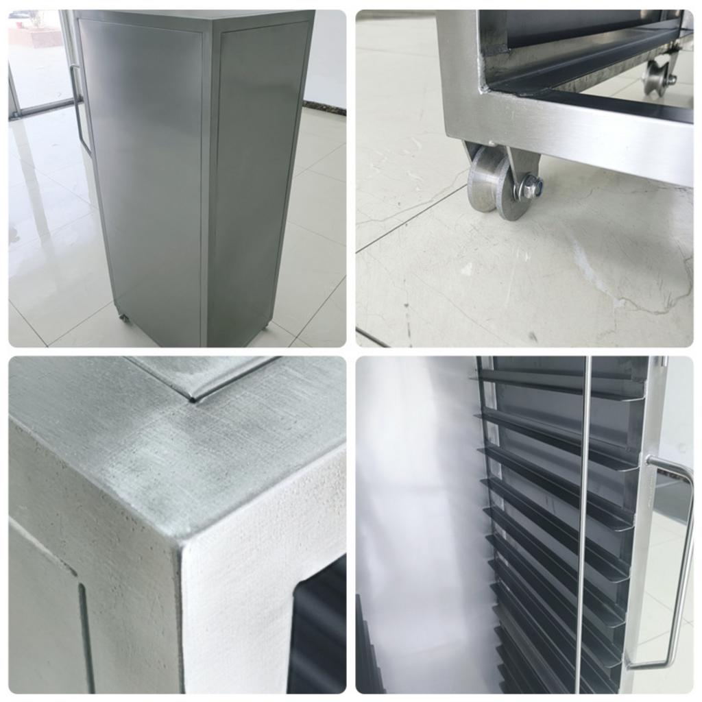 Thông số kỹ thuật xe đẩy khay inox 15 tầng