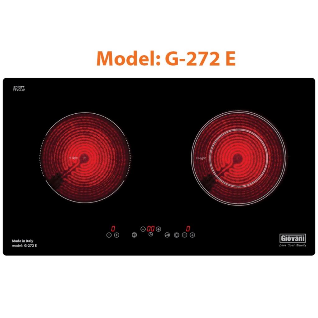 Tổng quan về Bếp Điện Đôi Giovani G - 272E