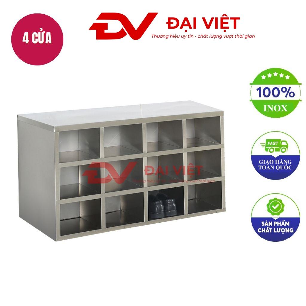 Tủ giày inox 12 hộc 1200x600x600mm trong không gian gia đình hiện đại