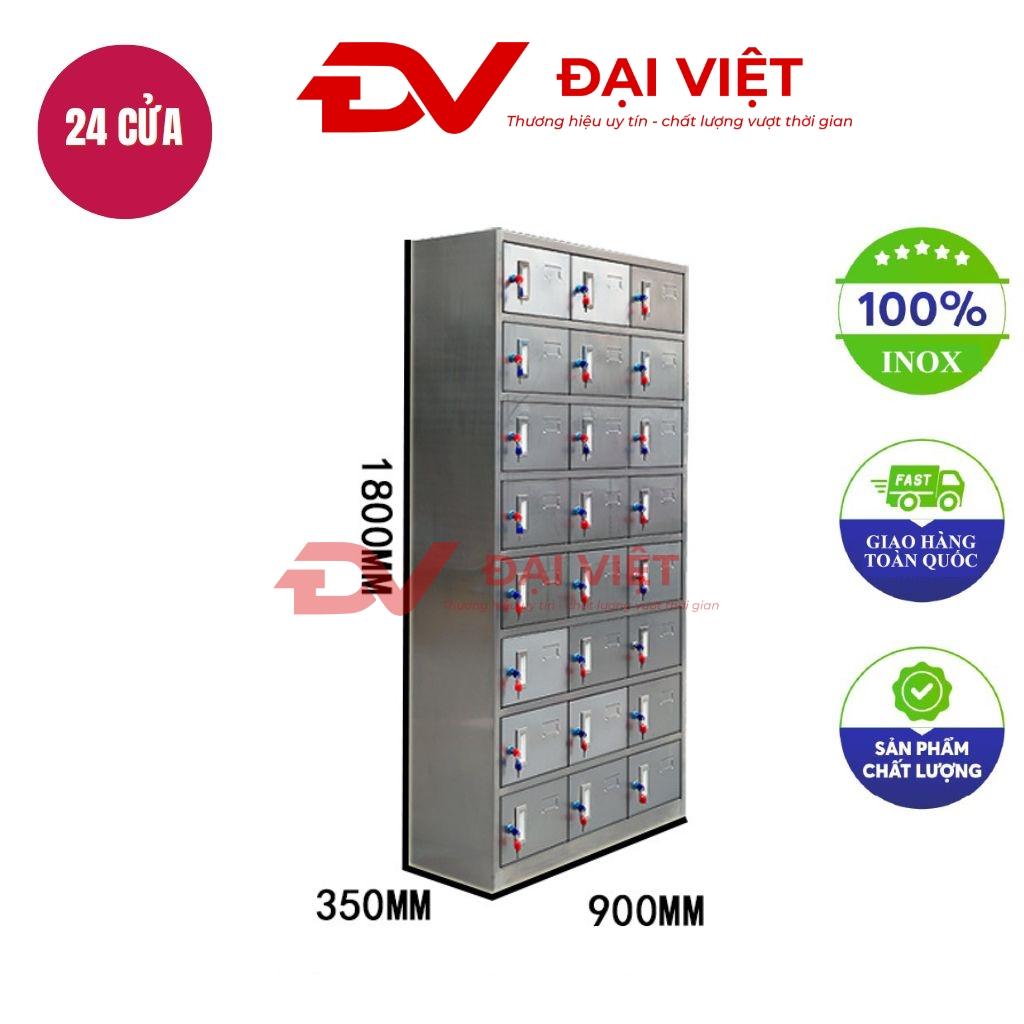 Tủ hồ sơ inox 24 cửa 900x350x1800mm