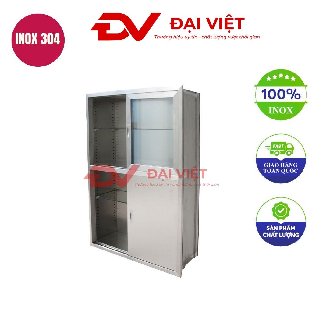 Tủ thuốc tây inox 900x1300x300mm