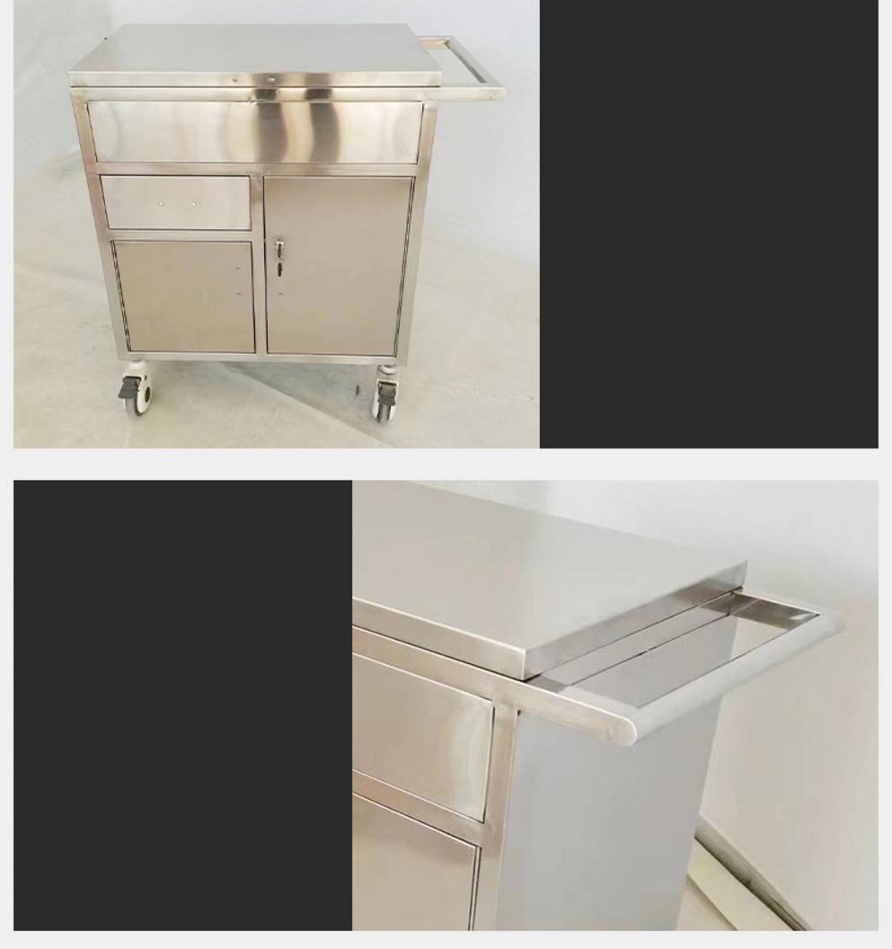 Tủ y tế inox 2 cửa 4 ngăn kéo với điểm nhấn các ưu điểm về thiết kế và vật liệu