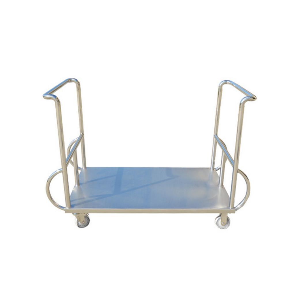 Ưu điểm xe đẩy inox 1 tầng 900x600x900mm với bánh xe và tay cầm