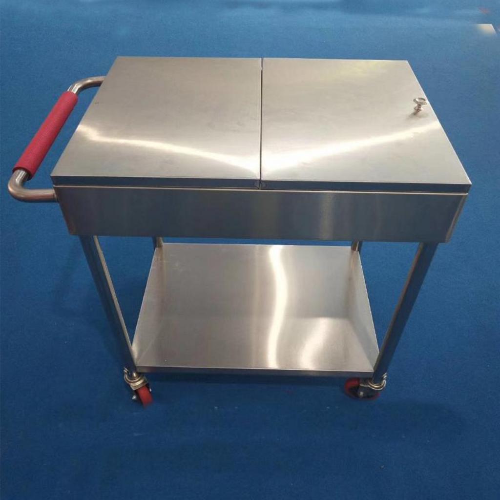 Ưu điểm nổi bật của xe đẩy inox 2 tầng 750X480X800mm