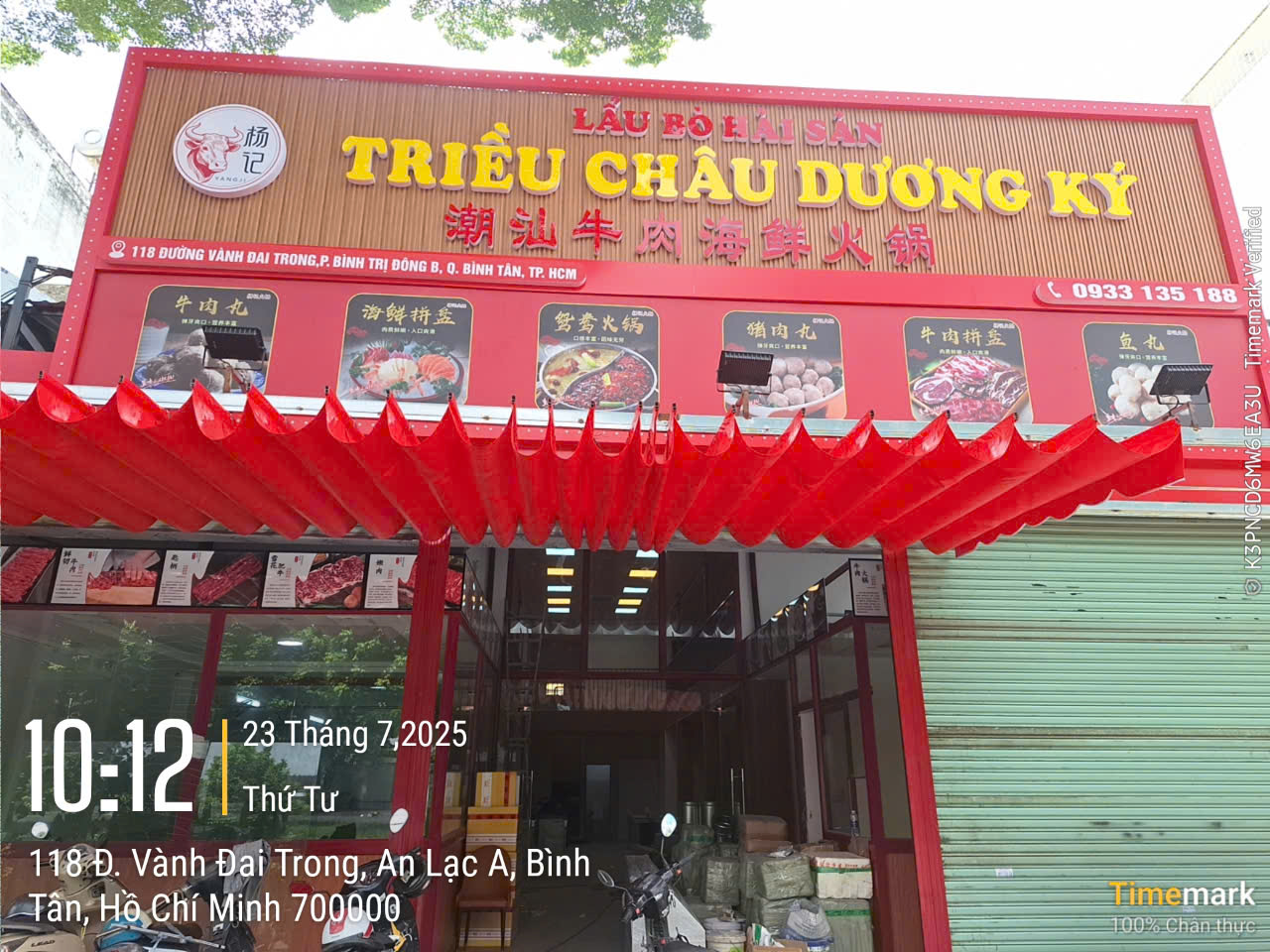 Hình ảnh thi công bếp công nghiệp cho nhà hàng triều châu dương ký