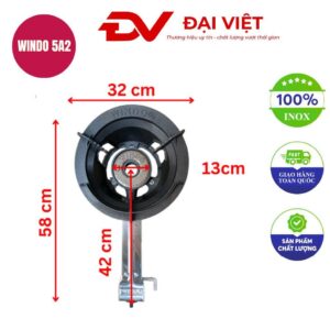 Bếp gas khè công nghiệp WINDO 5A2