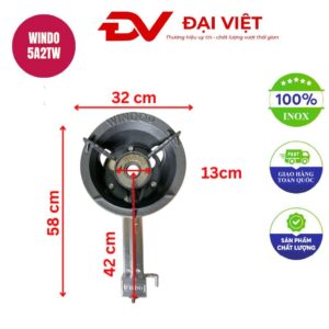 Bếp gas khè công nghiệp WINDO 5A2TW