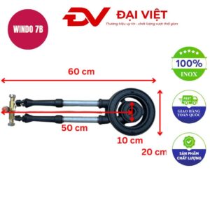 Bếp gas khè công nghiệp WINDO 7B