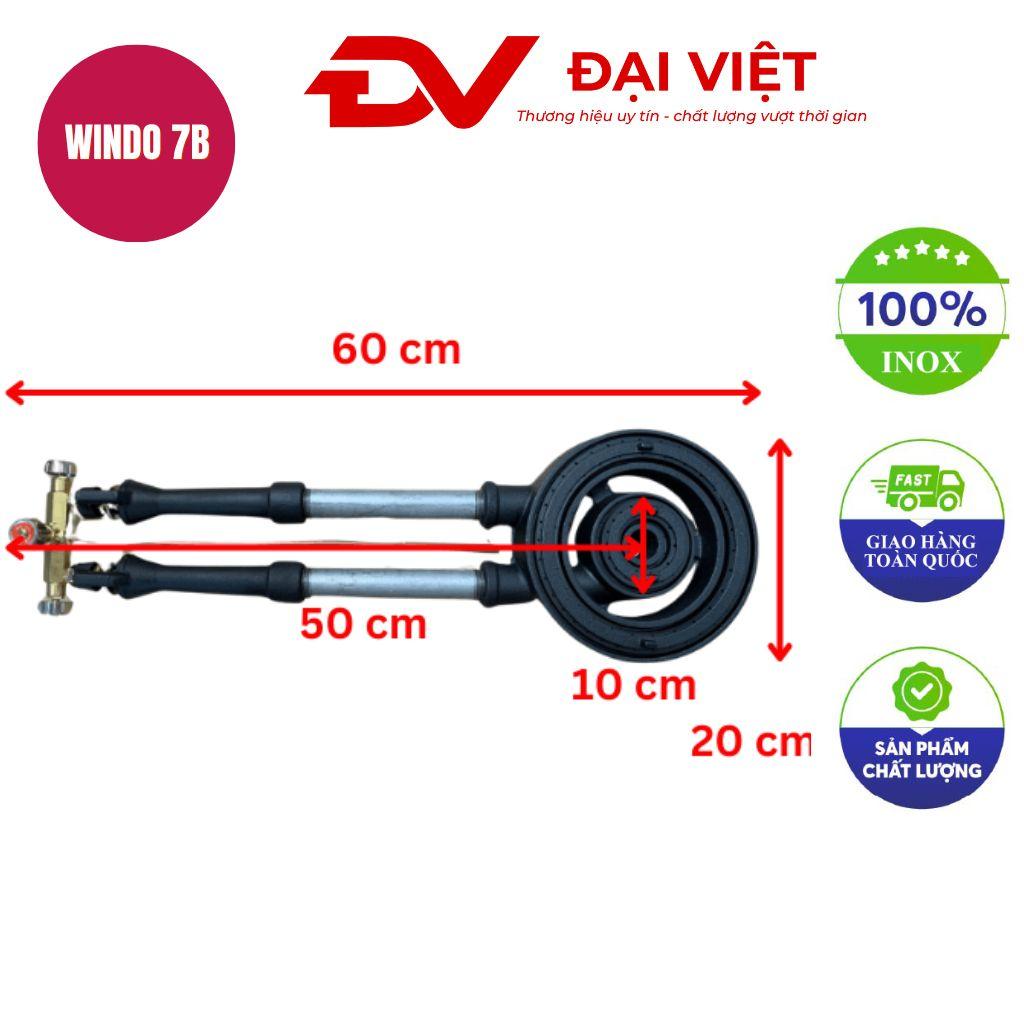 Bếp gas khè công nghiệp WINDO 7B — sản xuất và kiểm tra chất lượng tại xưởng Cơ Khí Đại Việt