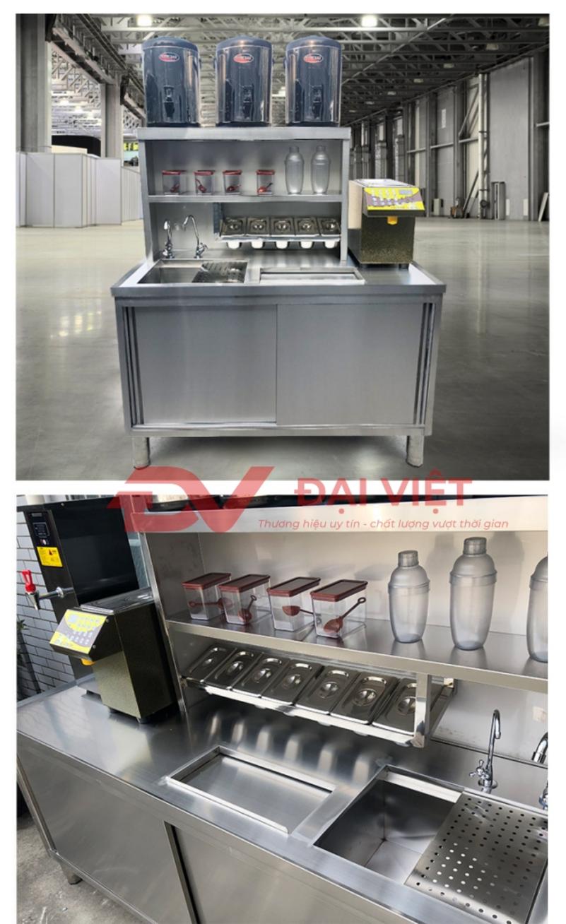 Checklist kỹ thuật để nghiệm thu quầy pha chế inox.