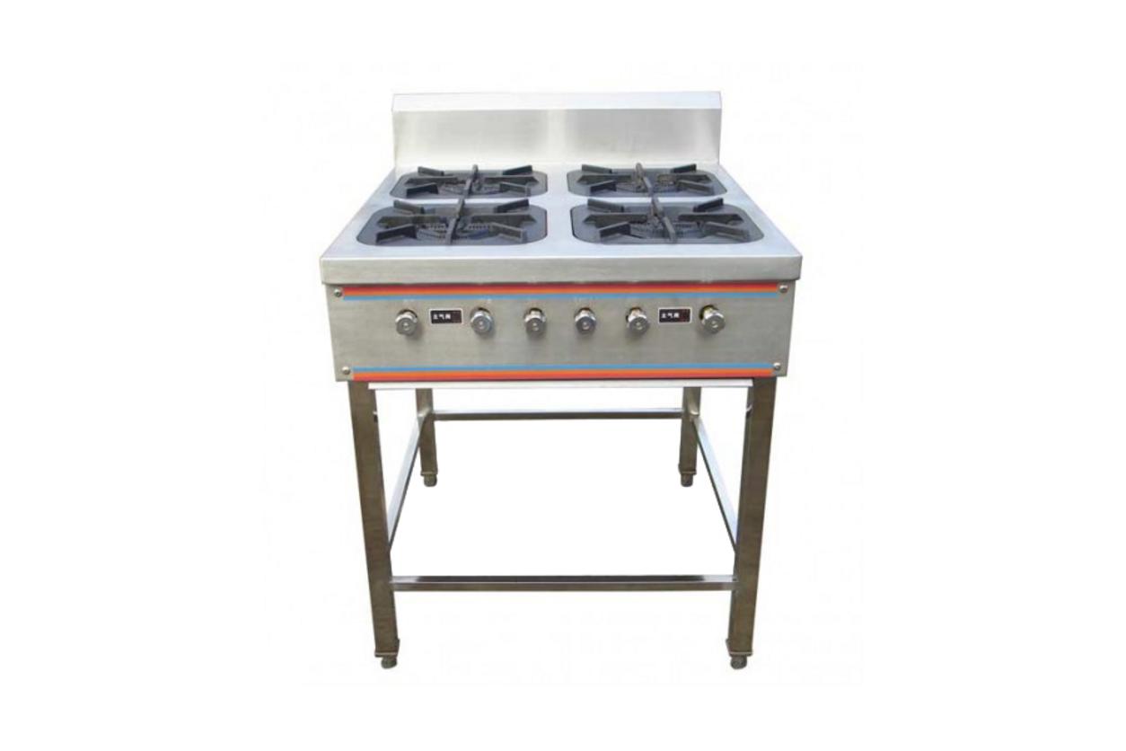 Bếp Âu dùng gas phù hợp với công suất lớn.