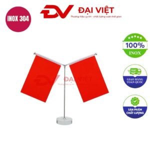Cột cờ để bàn chân đế inox