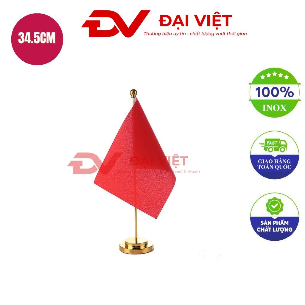Cột cờ để bàn mạ vàng 9x34.5cm — sản phẩm sản xuất trực tiếp tại xưởng Cơ Khí Đại Việt