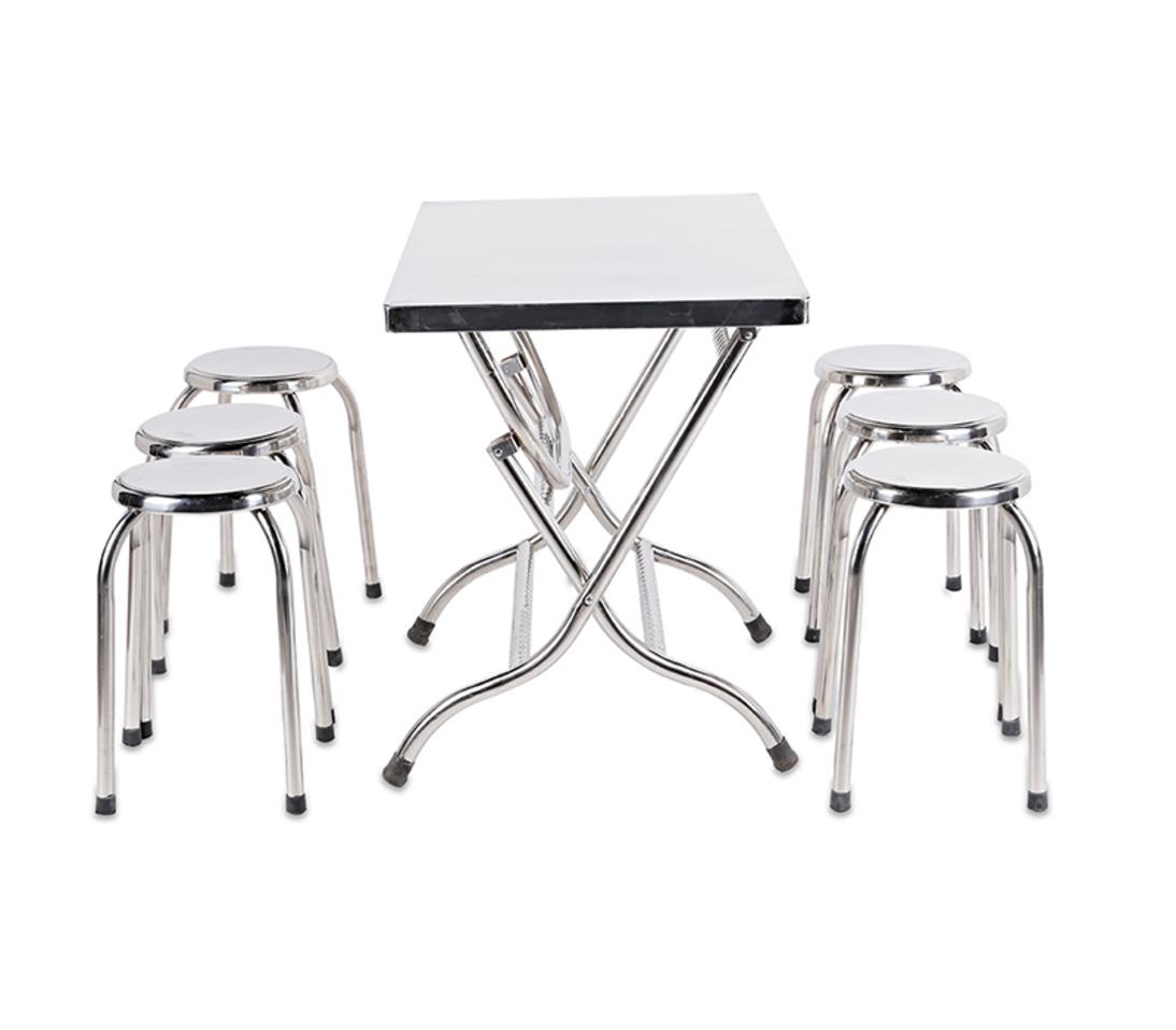 Các kiểu dáng bàn inox phổ biến và ứng dụng thực tế.