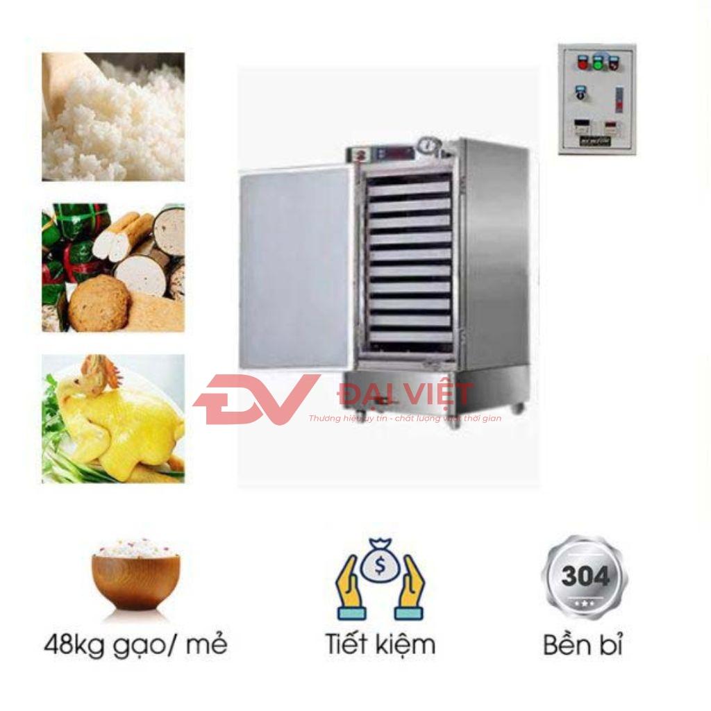 Bảng điều khiển hỗ trợ gas và điện, linh hoạt khi vận hành