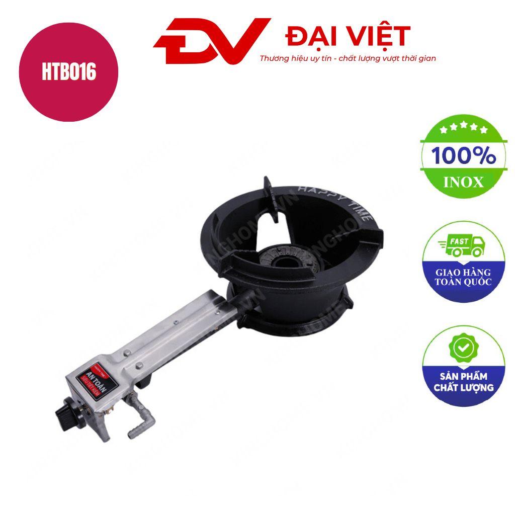 Bếp gas công nghiệp HAPPYTIME HTB016 — gang đúc, đánh lửa Magneto, lắp ráp tại xưởng Cơ Khí Đại Việt.
