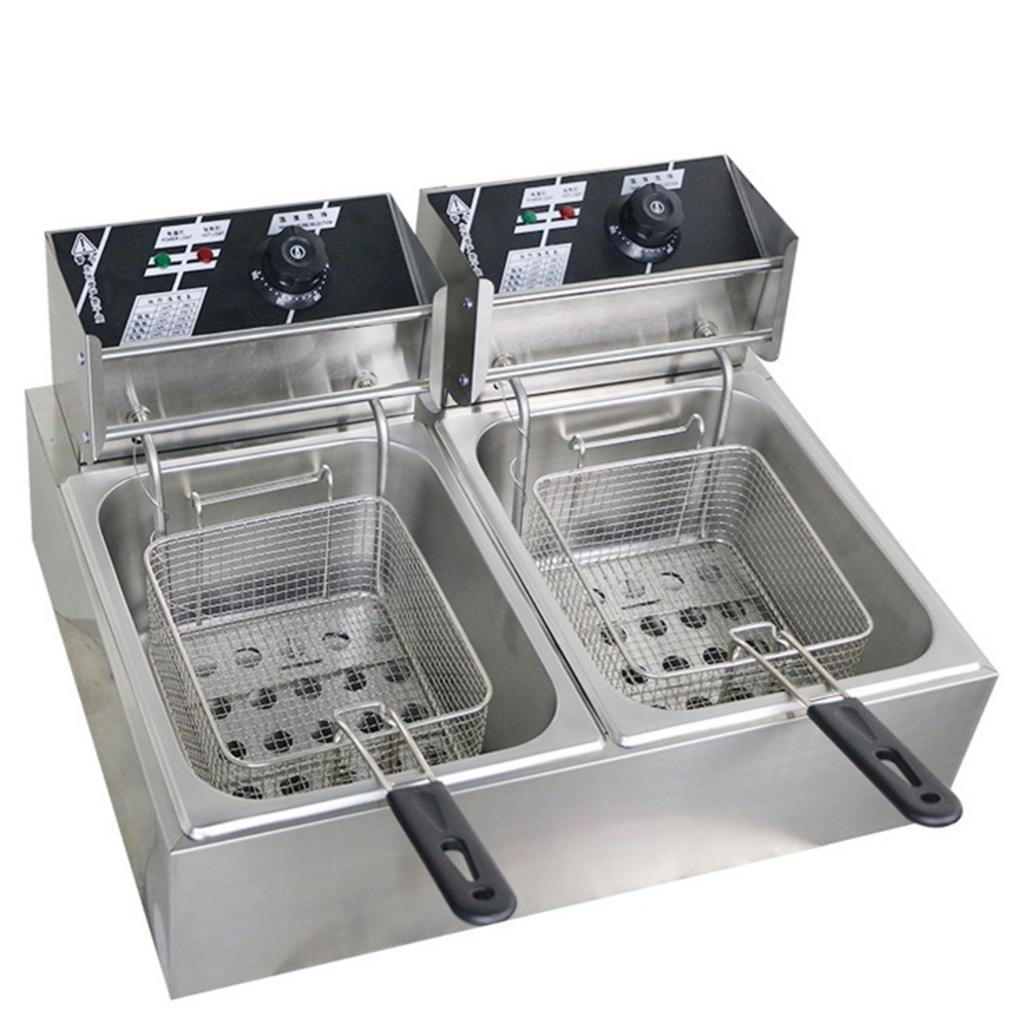 Bếp chiên nhúng dung tích lớn cho bếp công nghiệp