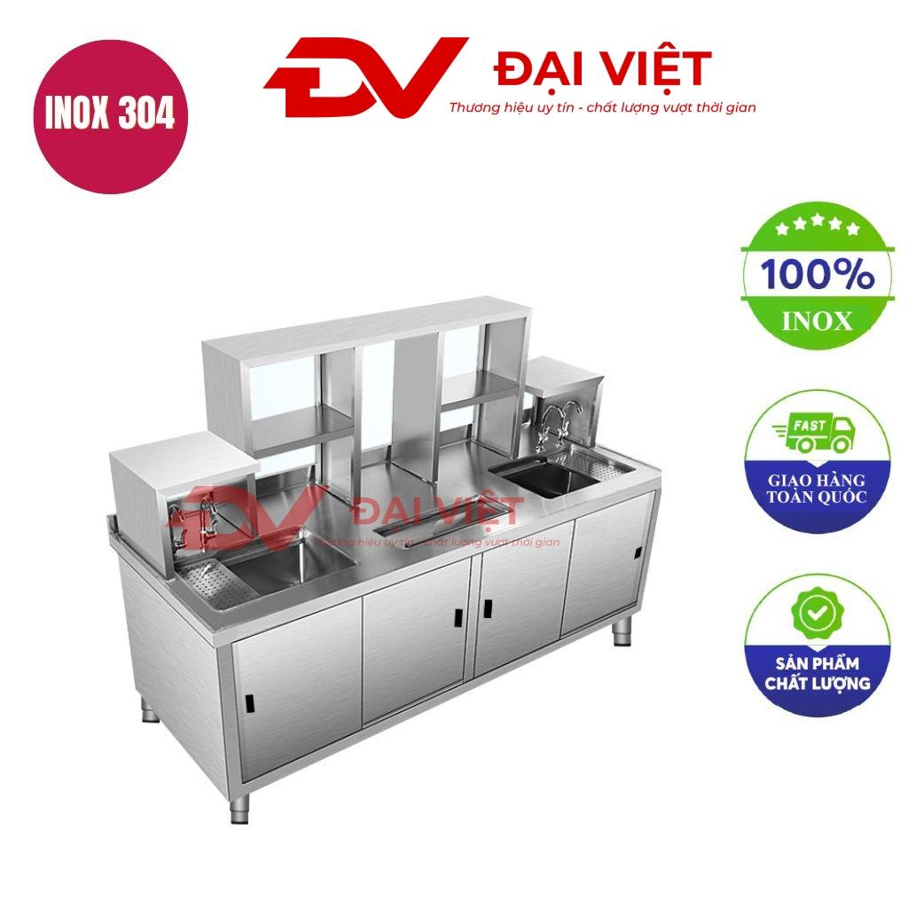 Timeline quy trình thiết kế và thi công quầy pha chế inox.