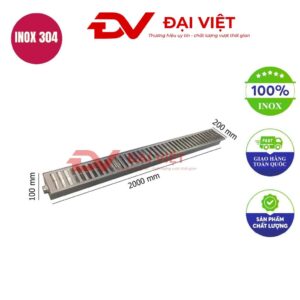 Rãnh thoát sàn inox