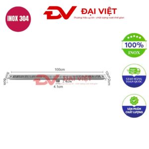 Thoát sàn bếp nhà hàng 100x10x6cm