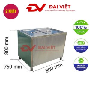 Tủ hâm nóng thức ăn 2 khay