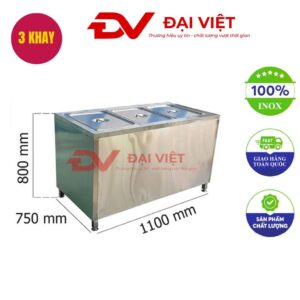 Tủ hâm nóng thức ăn 3 khay