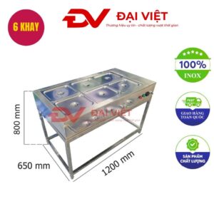 Tủ hâm nóng thức ăn 6 khay