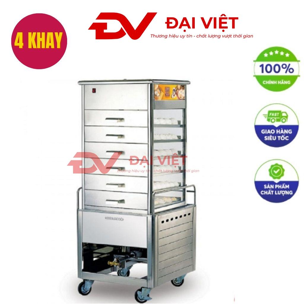 Tủ hấp bánh bao 4 khay điện