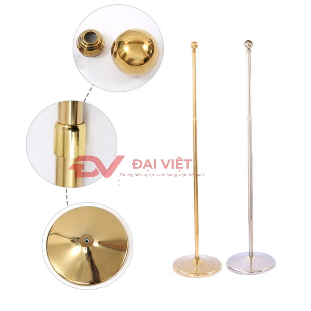 Cận cảnh mối hàn, đế và kết nối ren — minh chứng năng lực sản xuất in‑house.