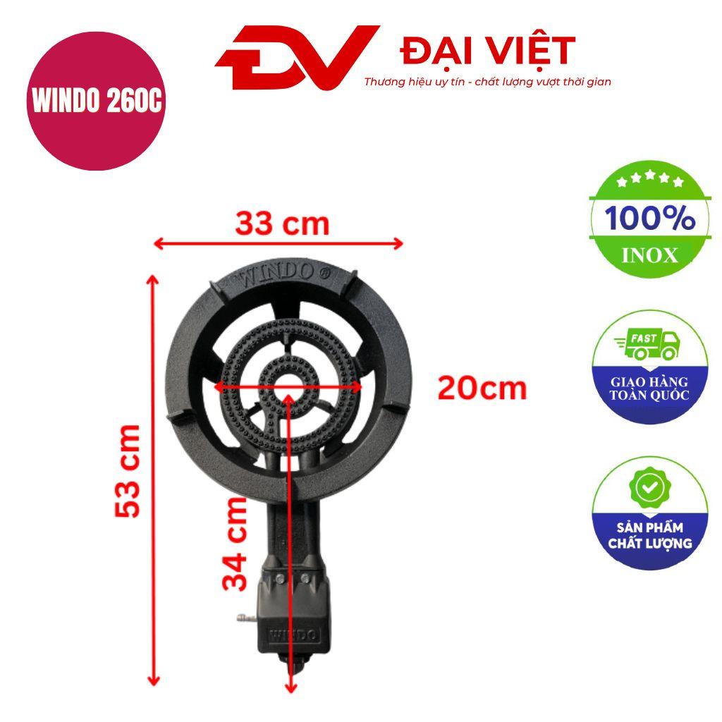 Xưởng Cơ Khí Đại Việt: sản xuất và kiểm soát chất lượng bếp WINDO 260C