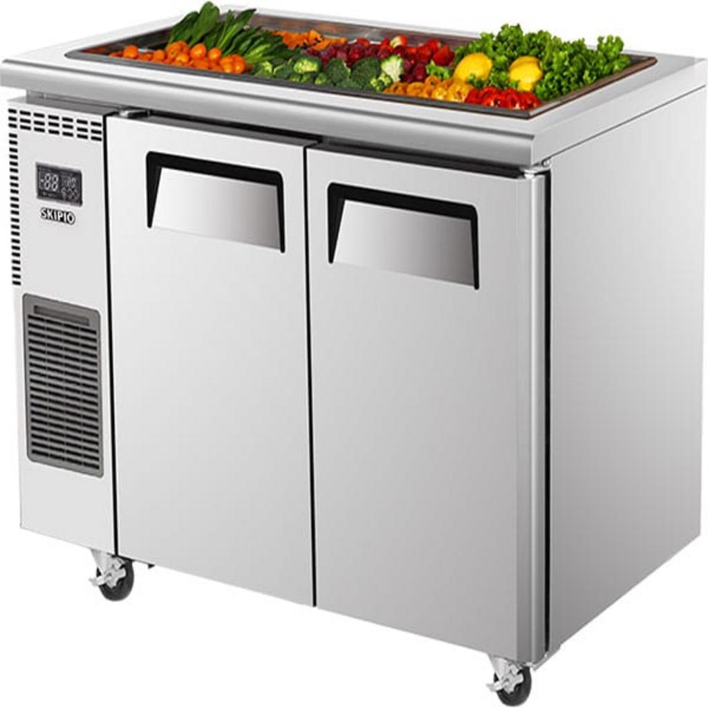 Bảng so sánh giá tham khảo các cấu hình bàn salad phổ biến trên thị trường.