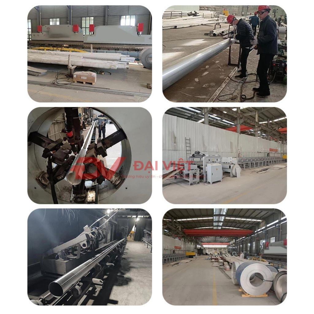 Báo giá cột cờ inox phụ thuộc vào nhiều yếu tố như chiều cao, chất liệu và độ dày.