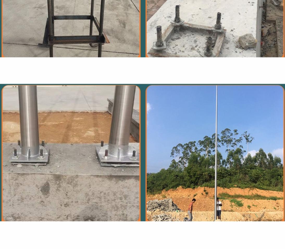 Bảng tham khảo tỷ lệ giữa chiều cao cột cờ và kích thước lá cờ Tổ quốc.