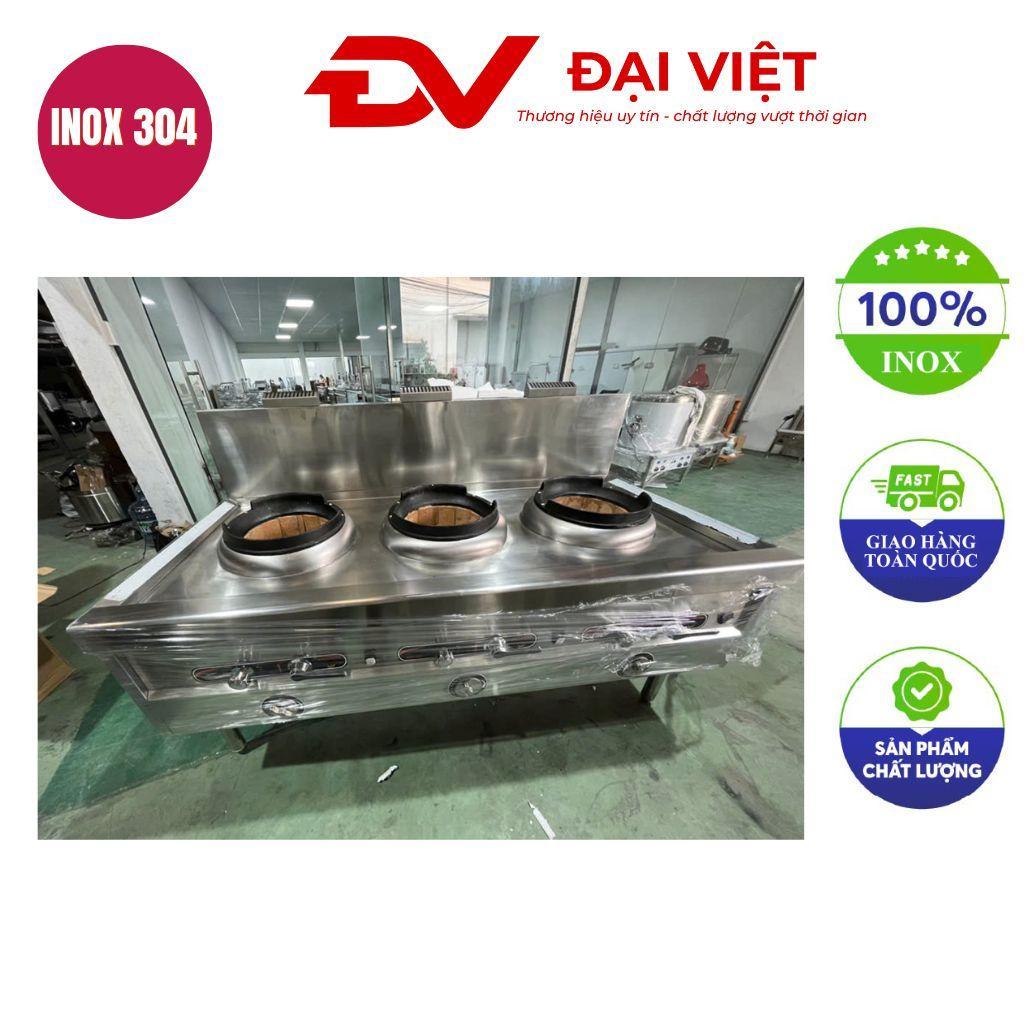 bếp á 3 họng đất có quạt thổi 1m8