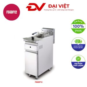 Bếp chiên nhúng gas đơn có chân đứng FSGDF12