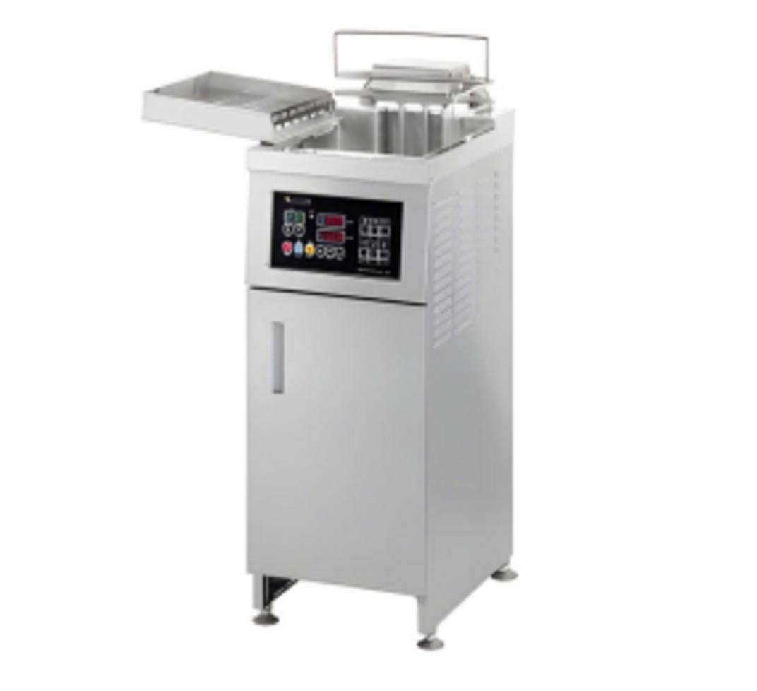 Chi tiết thermostat và cơ chế tự ngắt của Bếp chiên Teka EFX 30.1 — kiểm soát nhiệt chính xác, giảm rủi ro cháy.