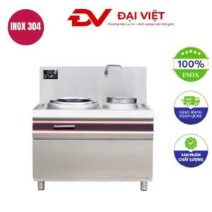 Bếp xào đơn điện từ 12kw có bầu nước