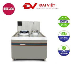 Bếp xào đơn điện từ 15kw có bầu nước