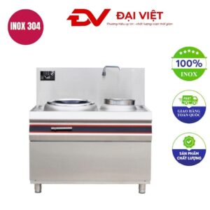 Bếp xào đơn điện từ 8kw có bầu nước