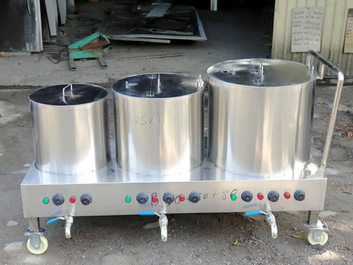 Biểu đồ so sánh mức tiêu thụ điện của nồi phở mâm nhiệt ở chế độ sôi và chế độ giữ nóng.