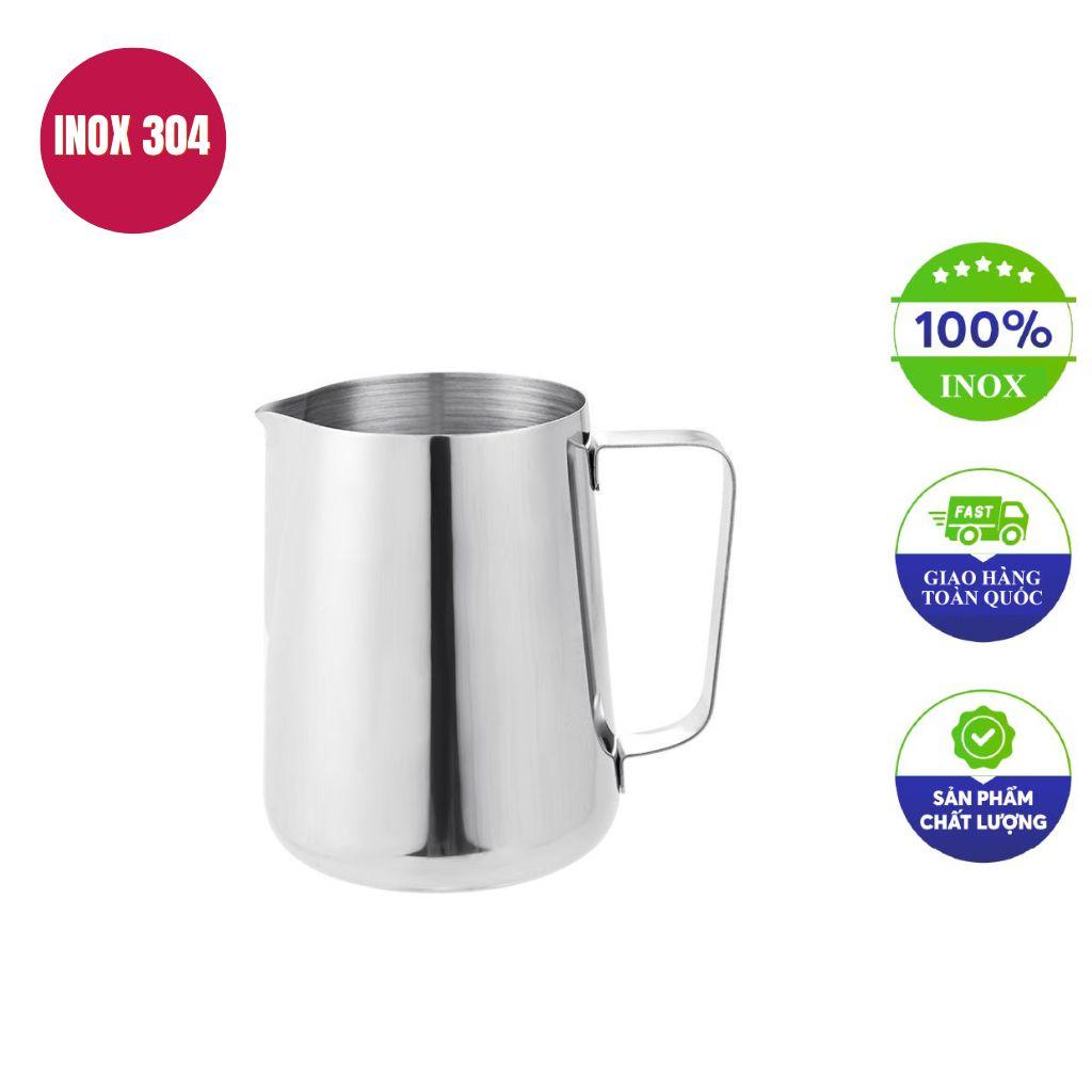 Một bộ sản phẩm ca inox được sắp xếp theo gói: Gói cho Barista, Gói cho Bếp Nhà hàng.