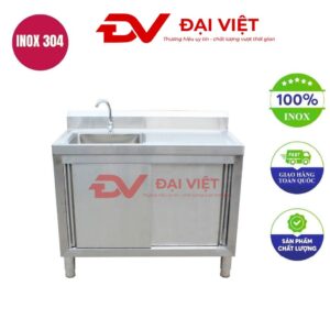 Bồn rửa chén 1 ngăn có chân