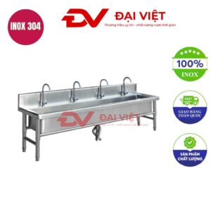 Bồn rửa tay cho trẻ mầm non 1200x600x800mm
