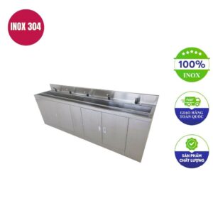 Bồn rửa tay cho trẻ mầm non 2500x500x800mm