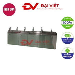 Bồn rửa tay inox công nghiệp 1 hố 1600x450x800mm