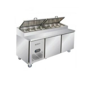 Bàn lạnh pizza Berjaya 1m8 (có nắp đậy) BS2D/PCF6/Z