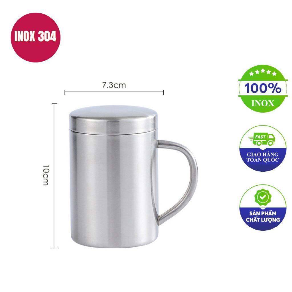 Sơ đồ mô tả ca inox là trung tâm của 3 quy trình: Định lượng, Kiểm kê (QR), và Đào tạo Barista.