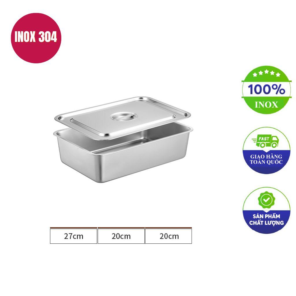 Đa dạng các loại khay inox có nắp đáp ứng mọi nhu cầu của bếp B2B, từ khay GN cho buffet đến khay cơm cho suất ăn công nghiệp.